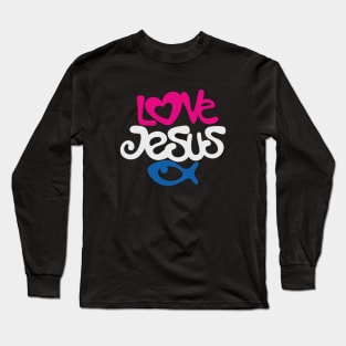 Love Jesus Long Sleeve T-Shirt